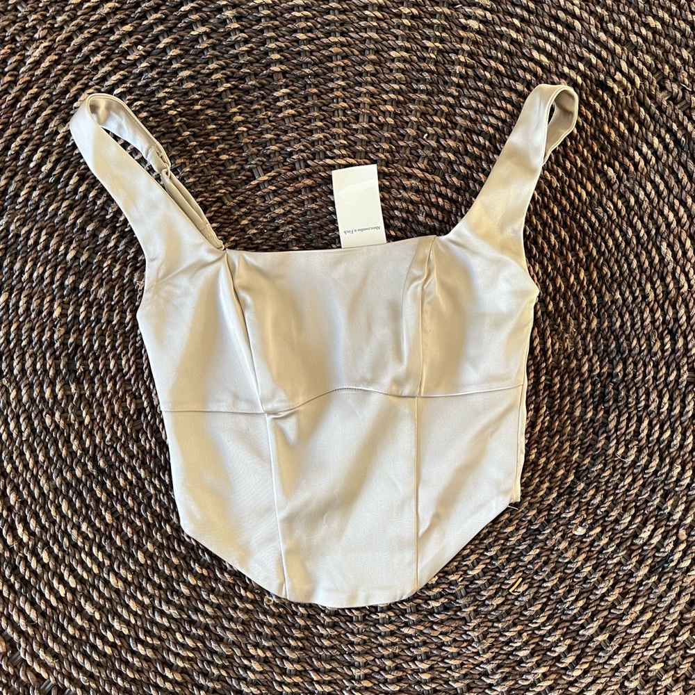 NWT Abercrombie & Fitch corset top XXS